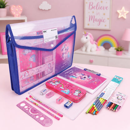 Unicorn Theme Stationery Kit for Kids