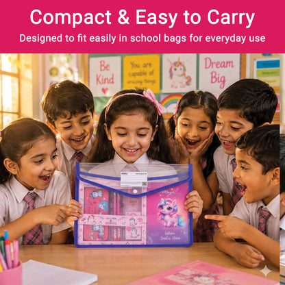 Unicorn Theme Stationery Kit for Kids