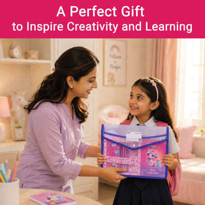 Unicorn Theme Stationery Kit for Kids
