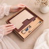 Customizable 3-in-1  Premium Writing Gift Hamper - Brown