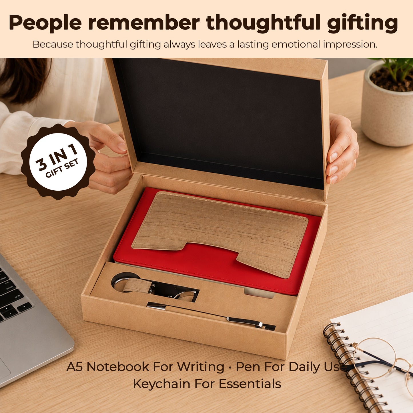 Customizable 3-in-1  Premium Writing Gift Hamper