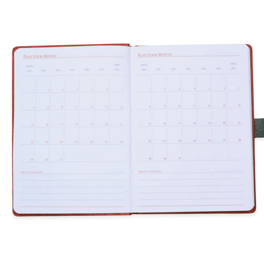 FOR U Crysia A5 Notebook with Pen Holder & Metal Lock