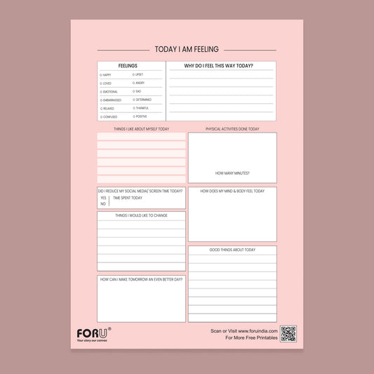 free daily Reflection planner pdf download