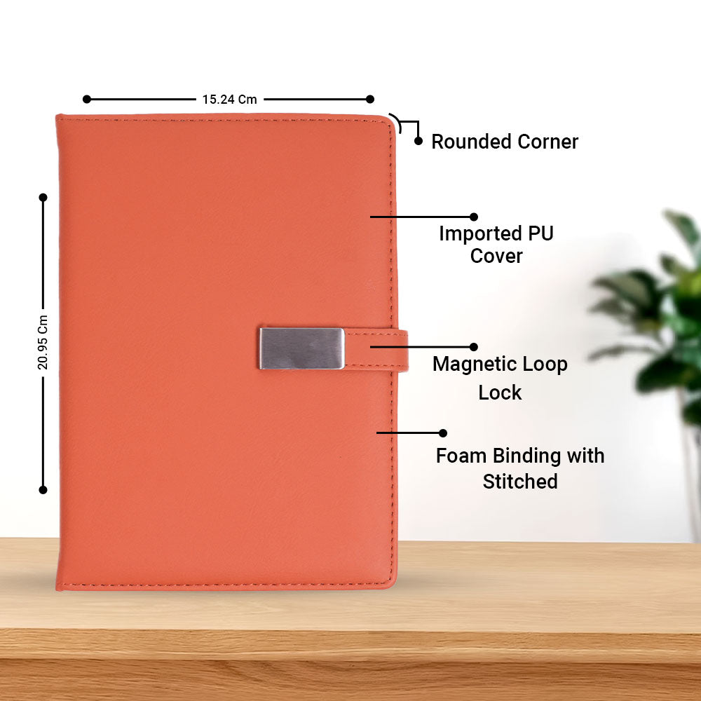 Nebula A5 Undated Customizable Journal with Magnetic Lock