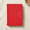 FOR U Zyric A5 Refillable Blank Journal - Card Holder, Magnetic Flap - Red