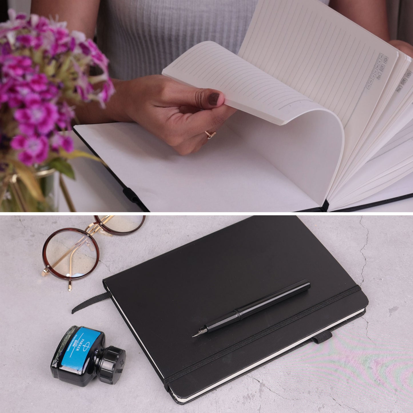 FOR U Benz A5 Notebook Diary with Pen Holder