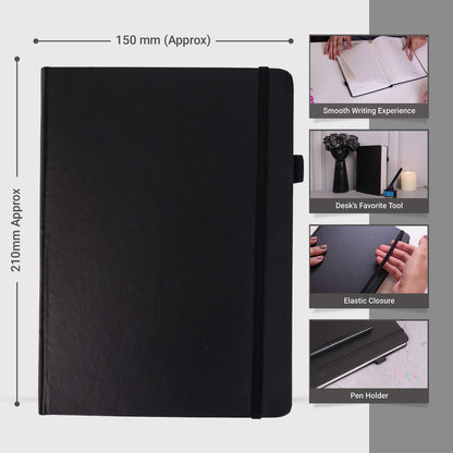 FOR U Benz A5 Notebook Diary with Pen Holder