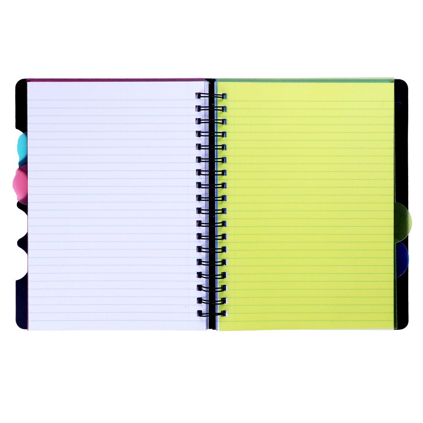 5 Subject B5 Notebook Ruled – 300 Pages Spiral Notebook with Dividers & Pen Holder