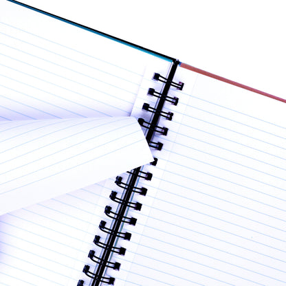 5 Subject B5 Notebook Ruled – 300 Pages Spiral Notebook with Dividers & Pen Holder