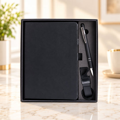 3 in 1 Gift Set | A5 Notebook, Stylus Pen, & Keychain