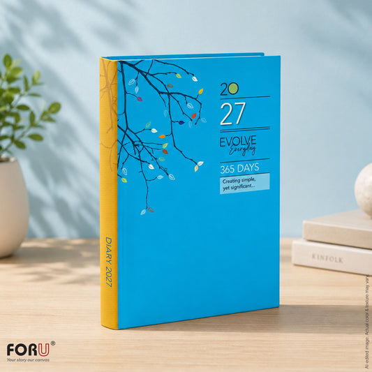FOR U Radiant 2 in 1 Diary & Pen Combo Office Stationery Gift Box