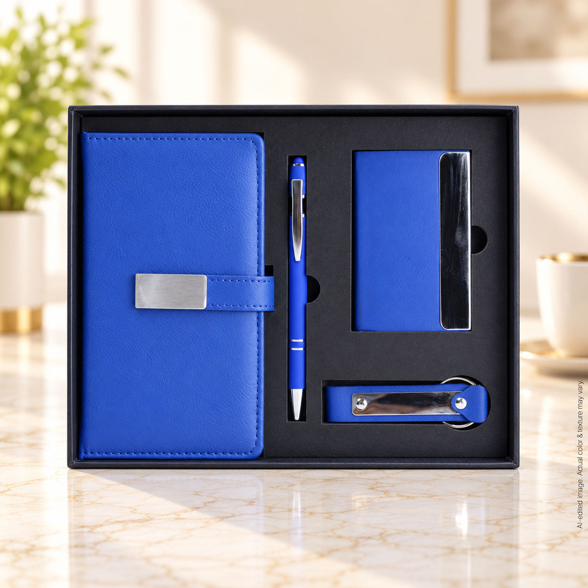 FORU Officer 4-in-1 Corporate Gift Hamper Kit 2027 -Blue
