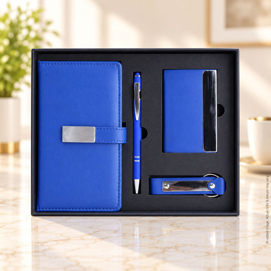 FORU Officer 4-in-1 Corporate Gift Hamper Kit 2027 -Blue