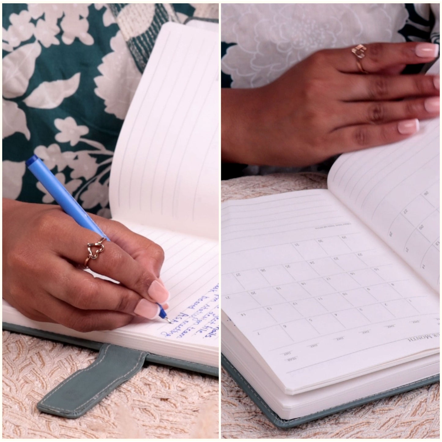 Mirage A5 Undated Customizable Journal with Magnetic Lock