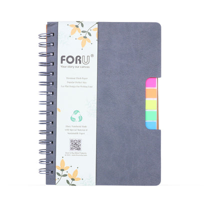 FOR U Plan Well A5 Notebook Pen Gift Set | 2-in-1 Corporate Gift for 2026