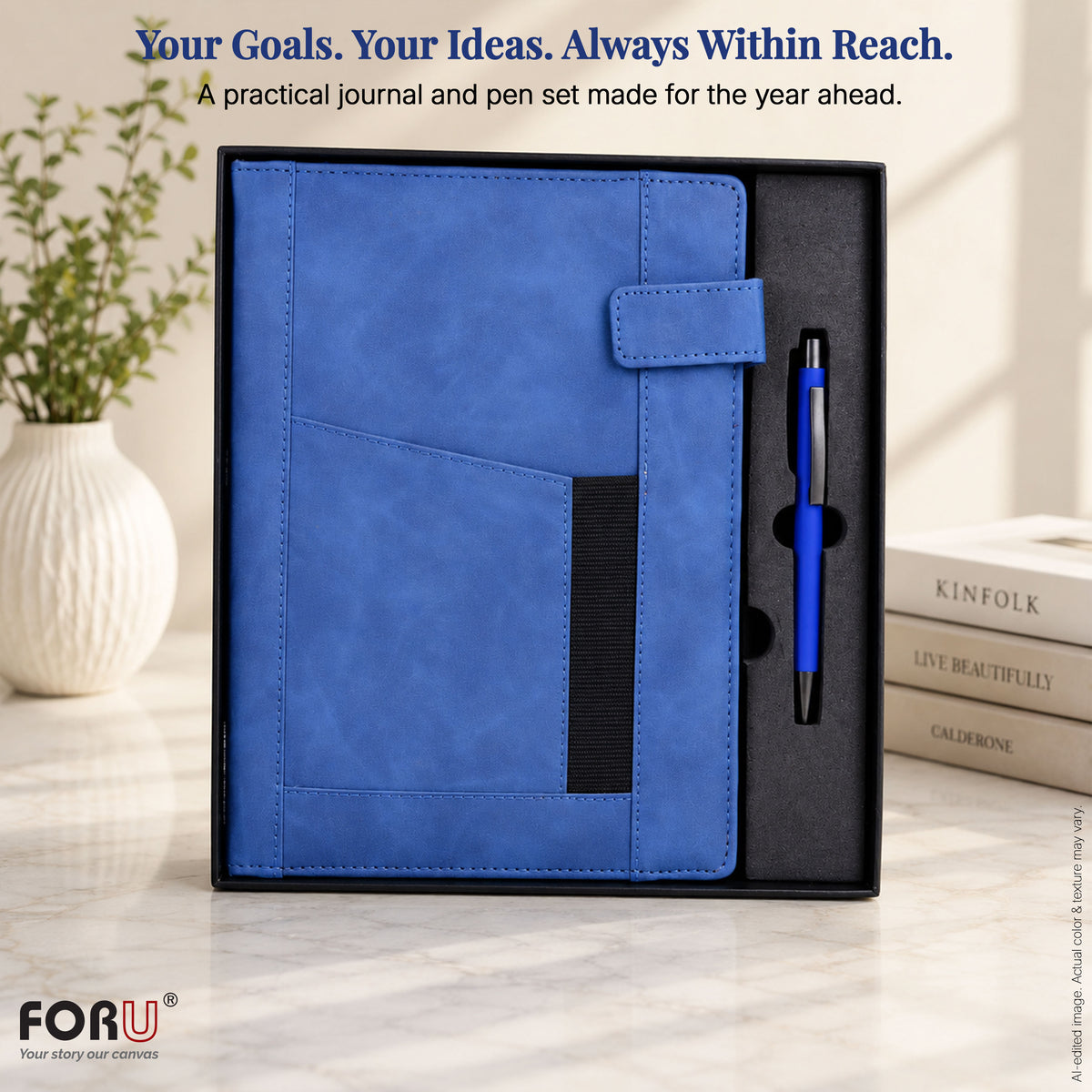 FOR U 2027 Diary Gift Set | Professional Diary & Pen Gift Box