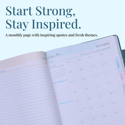 Max B5 One Date Planner Diary with Stationery Clasp