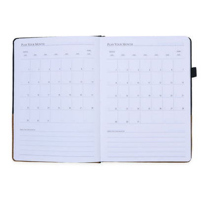 FOR U Impress A5 Notebook Pen Gift Set | Wooden Pen Combo for Corporate Gifting