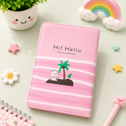 Cute Pig 3D Squishy Diary for Girls & Kids