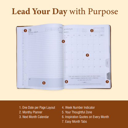 2026 Prime B5 Dated Planner Office Diary | 352 Pages