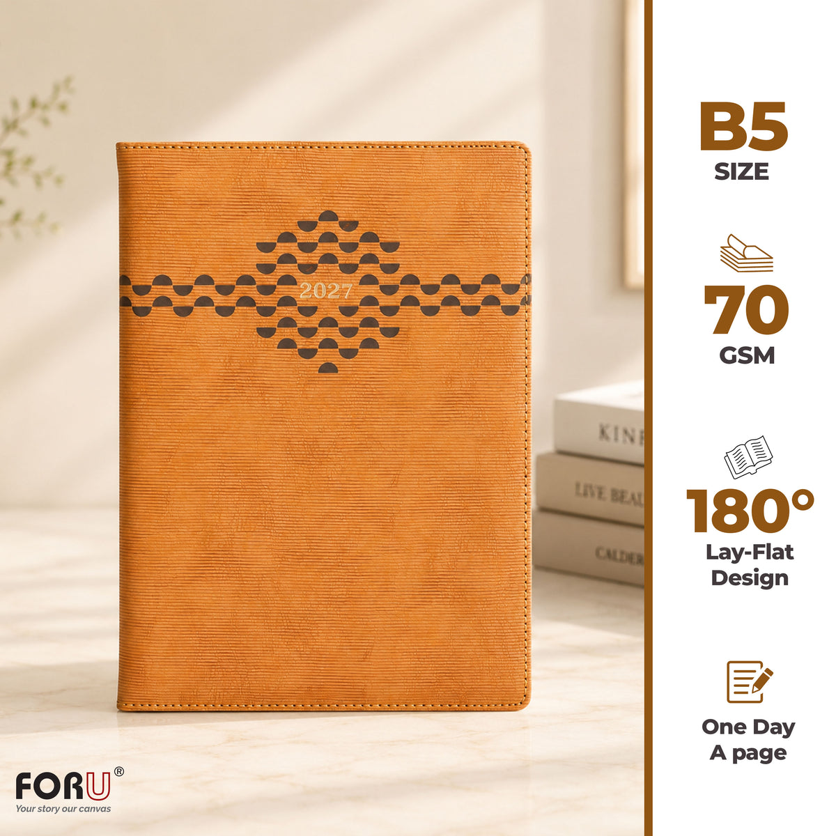 FOR U Reset 2027 Diary  | Premium Office Stationery Gift