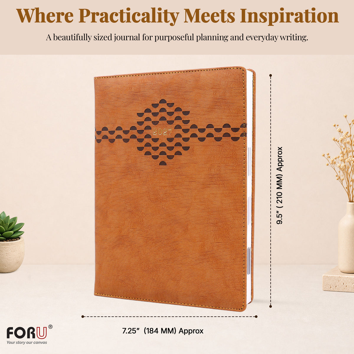 FOR U Reset 2027 Diary  | Premium Office Stationery Gift