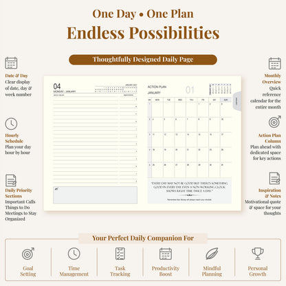 FOR U Reset 2027 Diary  | Premium Office Stationery Gift
