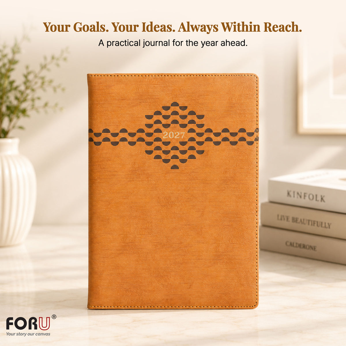 FOR U Reset 2027 Diary  | Premium Office Stationery Gift