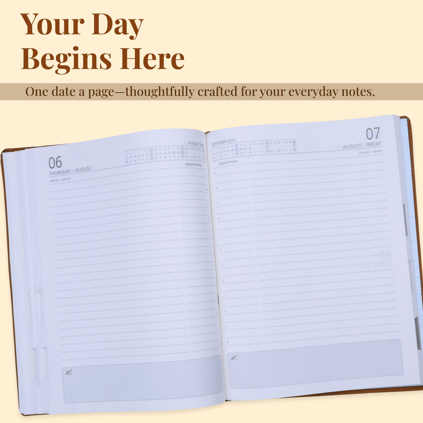 2026 Prime B5 Dated Planner Office Diary | 352 Pages