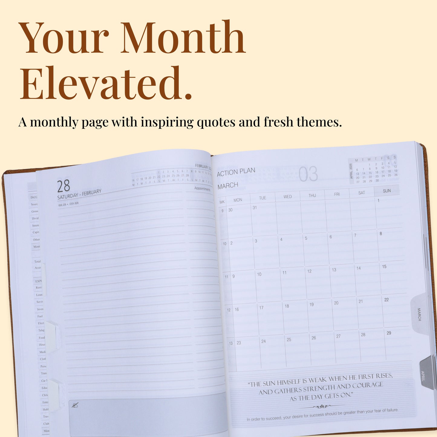 2026 Prime B5 Dated Planner Office Diary | 352 Pages