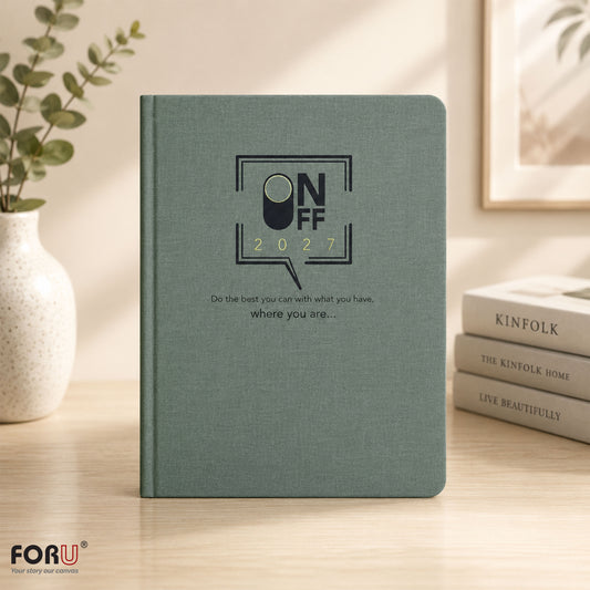 FOR U Leader 2 in 1 Diary & Pen Premium New Year 2026 Gift Box