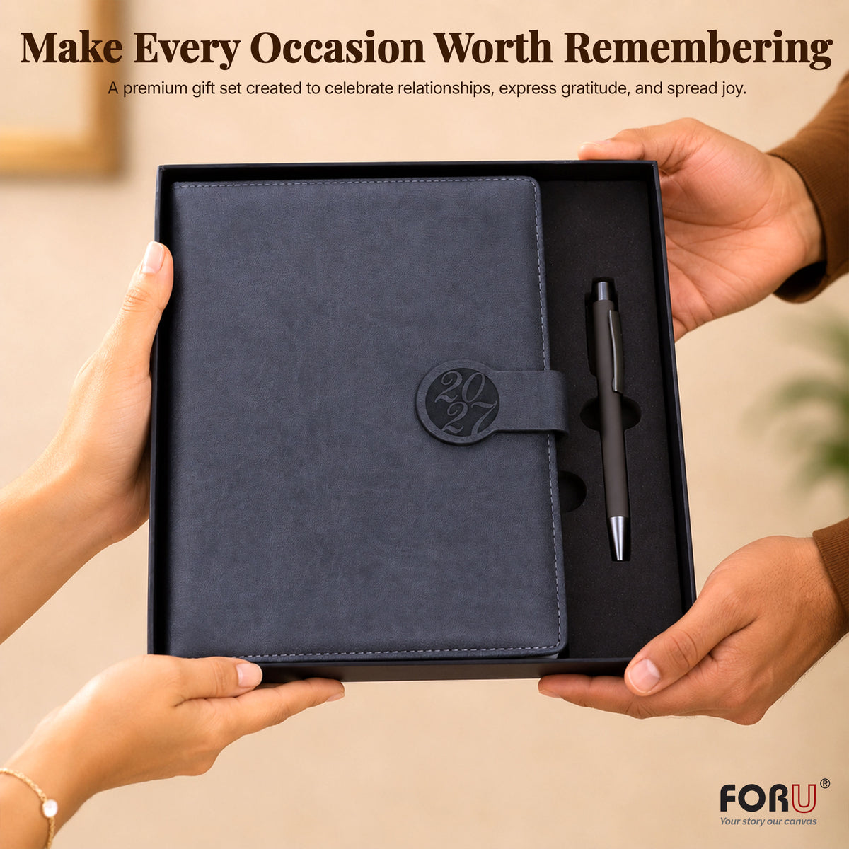 FOR U Luxury Corporate Gift Set 2027 | New Year Gift Hamper