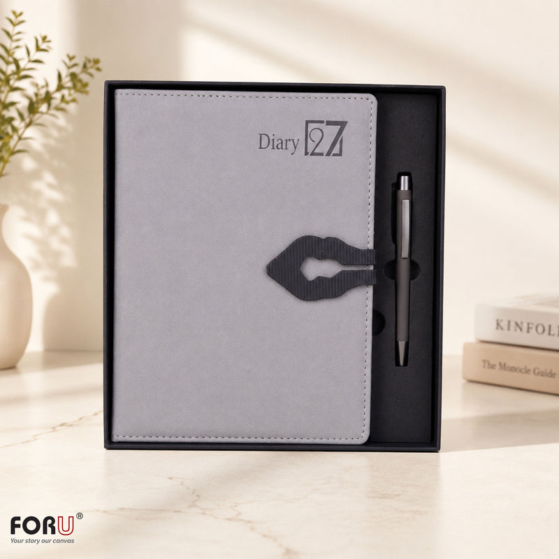 FOR U Lumina 2027 B5 Dated Diary | Office Stationery Diary with Magnetic Lock