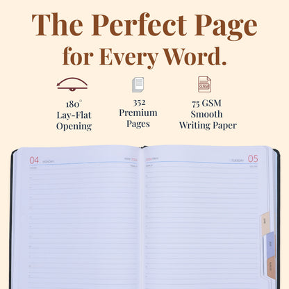 FOR U Starrer 2026 B5 Office Stationery Diary with Magnetic Metal Clasp