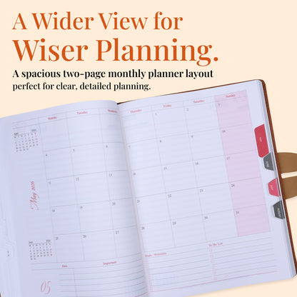 FOR U Beauty 2026 Dated Diary | Office Stationery Diary with Magnetic Lock