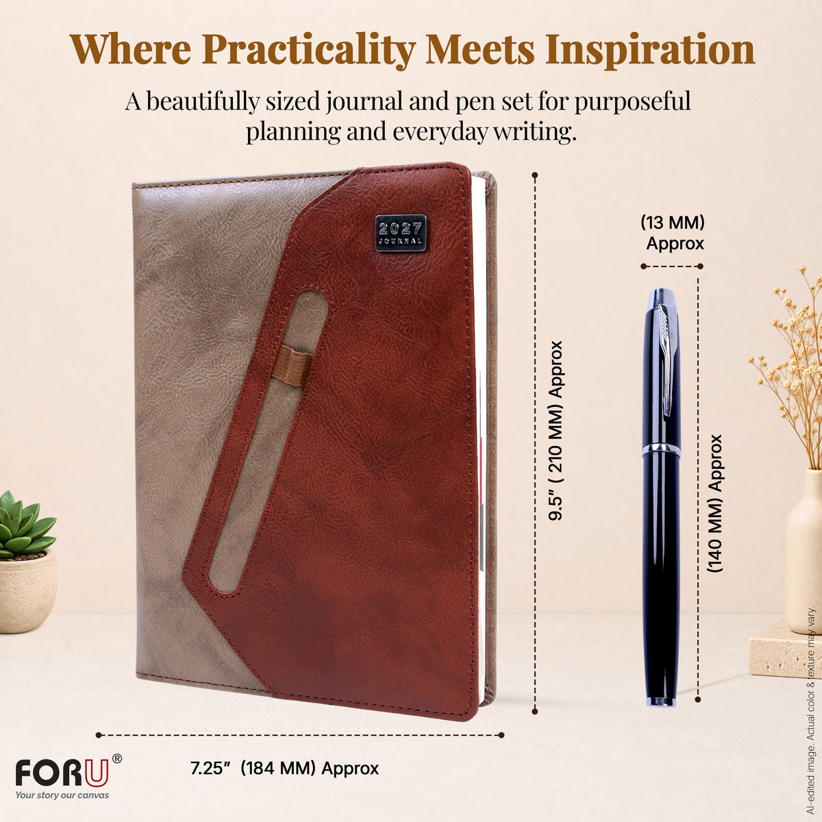FOR U Marvel 2027 B5 Dated Diary with Stationery Loop