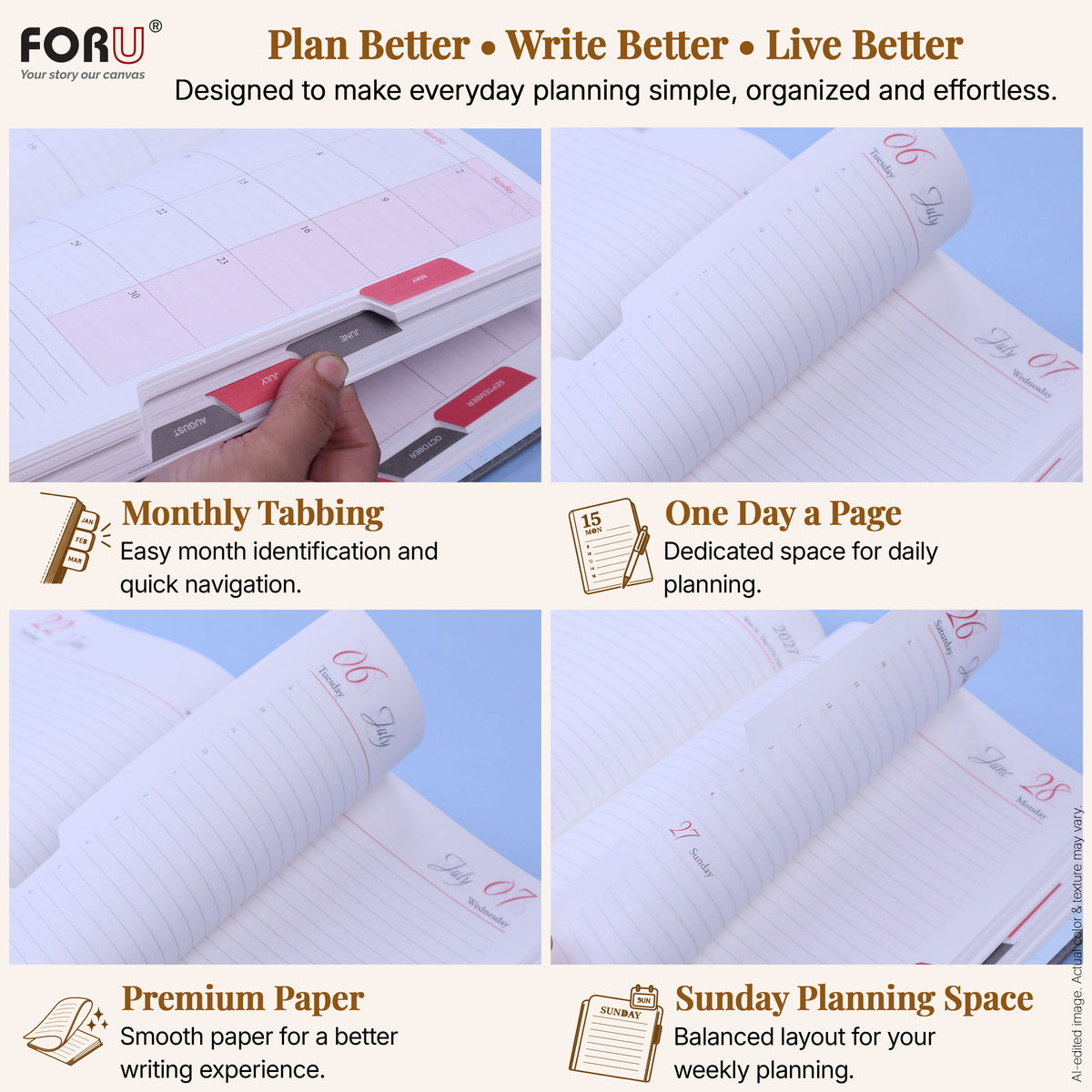 FOR U Marvel 2027 B5 Dated Diary with Stationery Loop