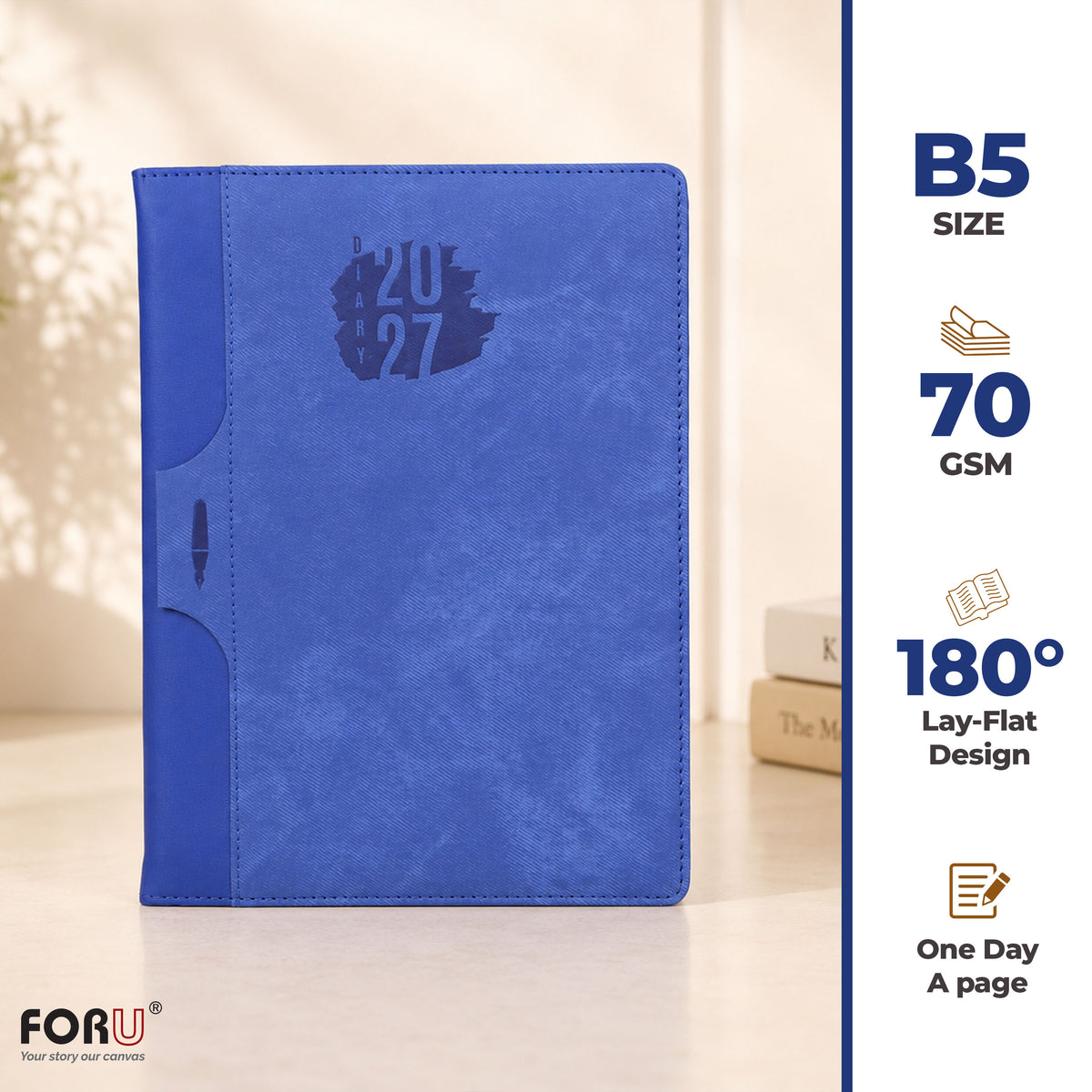 FOR U Beauty 2027 Dated Diary | Office Stationery Diary