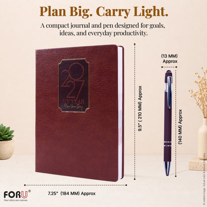 FOR U Awesome 2026 B5 Dated Diary | Office Stationery Daily Planner