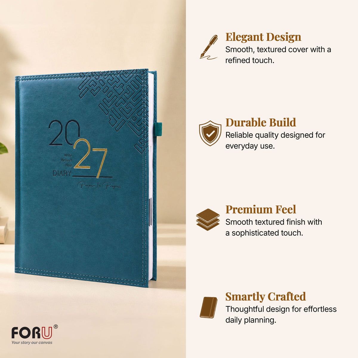 2026 Stylish B5 Dated Office Planner Diary