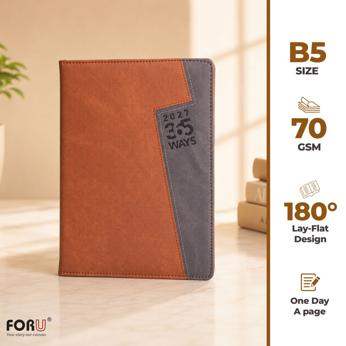 2026 Prime B5 Dated Planner Office Diary | 352 Pages