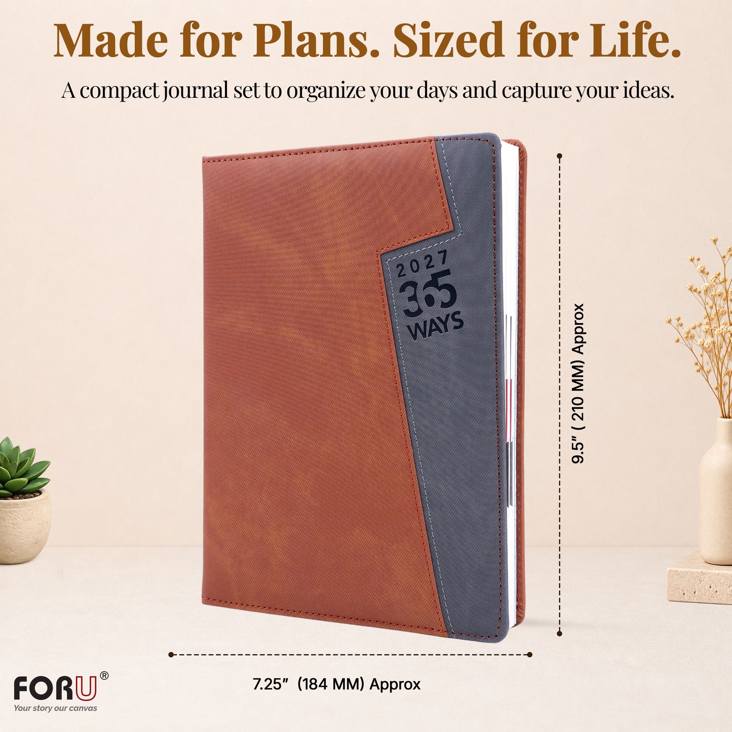 2026 Prime B5 Dated Planner Office Diary | 352 Pages