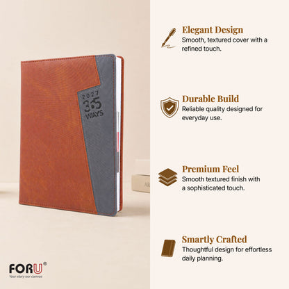 2026 Prime B5 Dated Planner Office Diary | 352 Pages