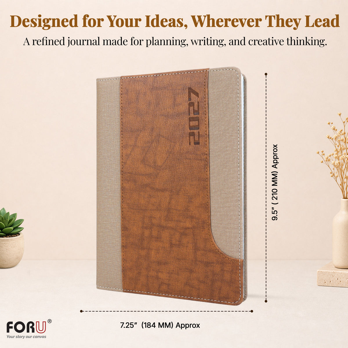 FOR U Reflection 2027 B5 Diary Gift Set | Premium Corporate New Year Planner Combo