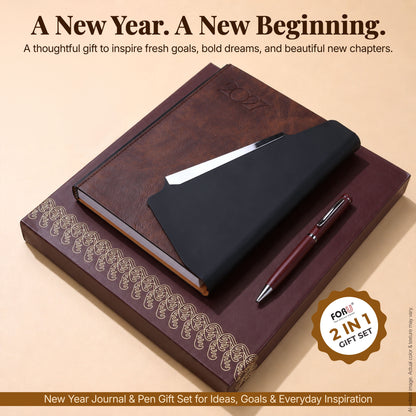 FOR U Life 2027 Diary Gift Set | Luxury Corporate Planner for New Year Gifting