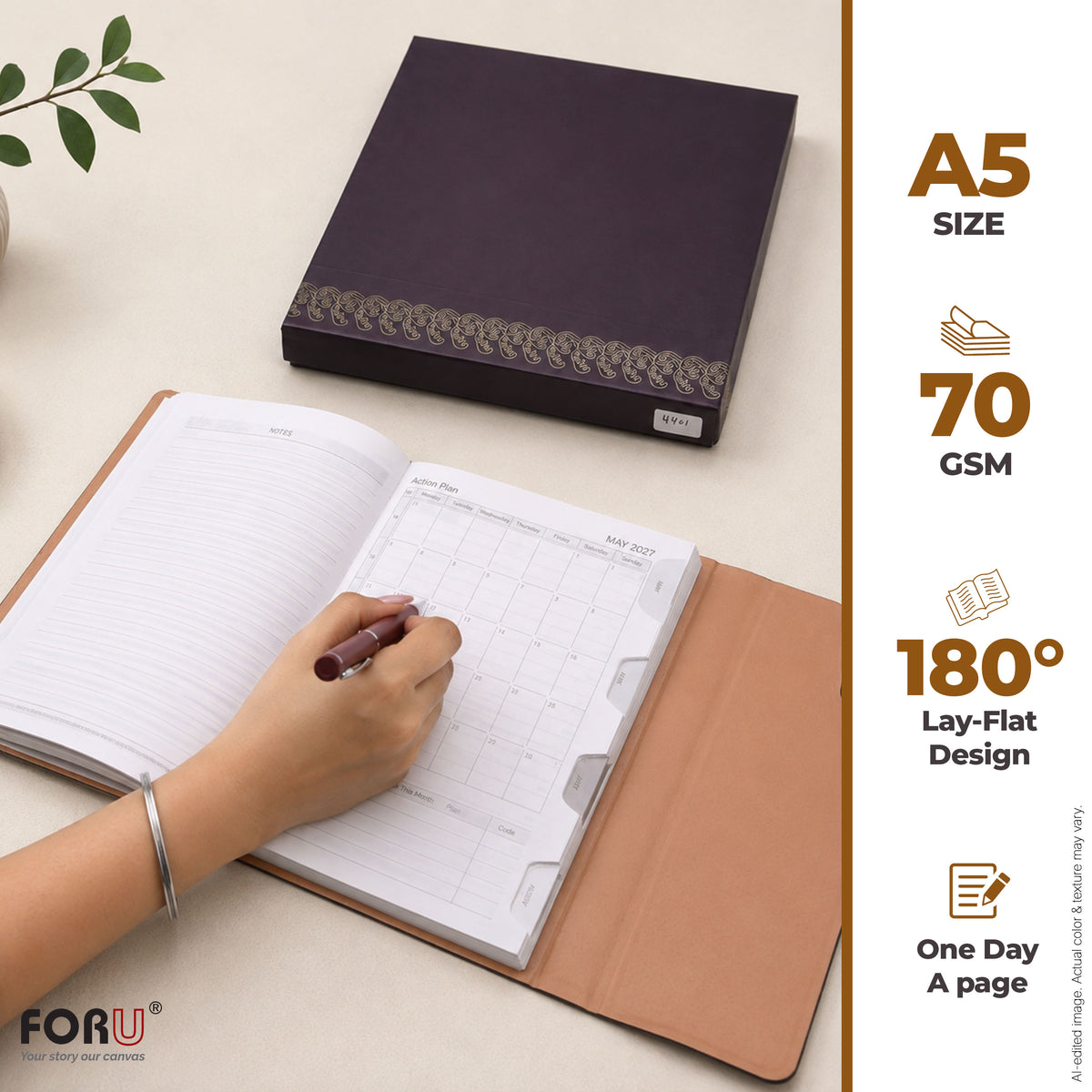 FOR U Life 2027 Diary Gift Set | Luxury Corporate Planner for New Year Gifting