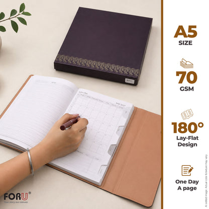 FOR U Life 2027 Diary Gift Set | Luxury Corporate Planner for New Year Gifting