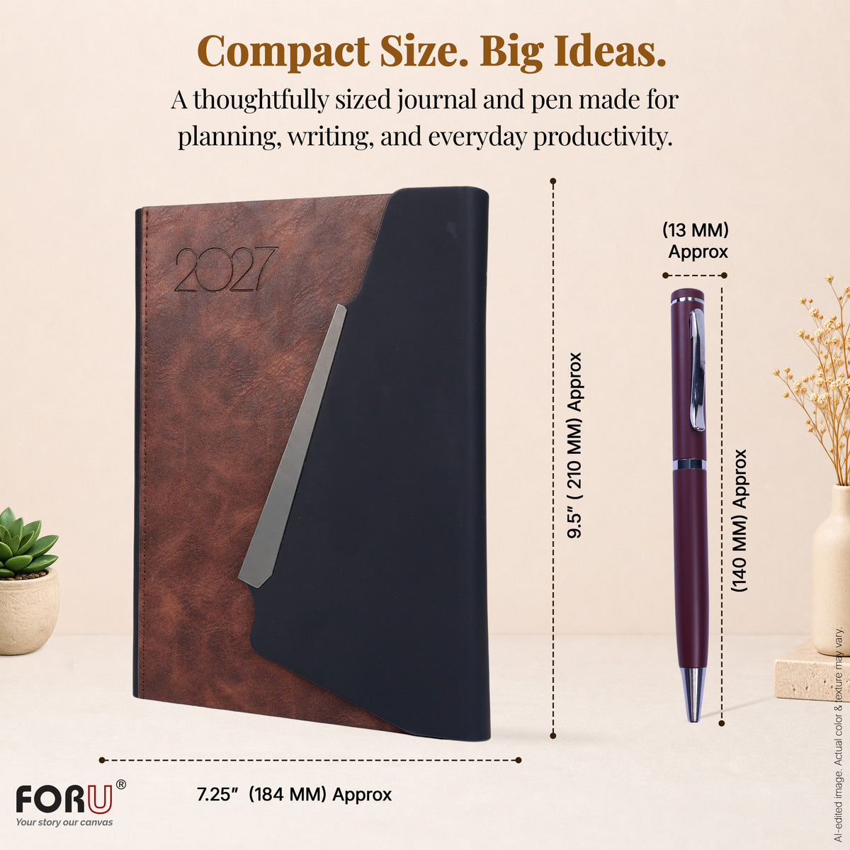FOR U Life 2027 Diary Gift Set | Luxury Corporate Planner for New Year Gifting