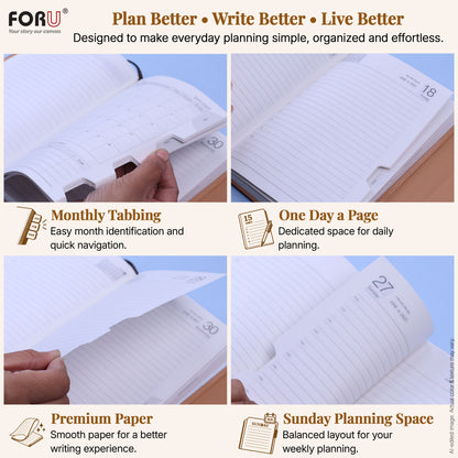 FOR U Life 2027 Diary Gift Set | Luxury Corporate Planner for New Year Gifting
