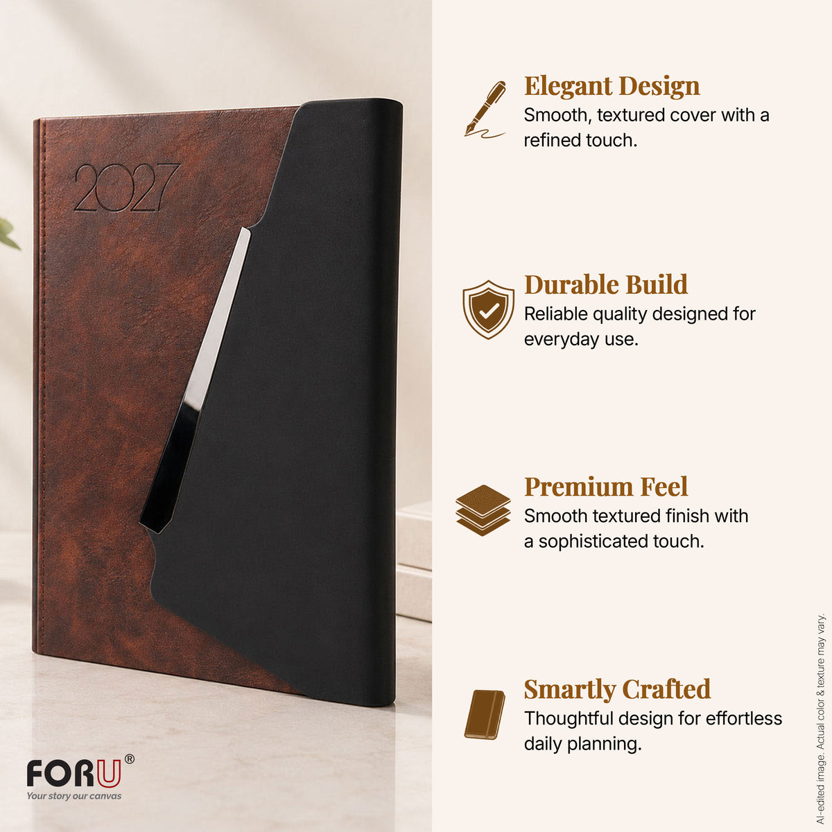 FOR U Life 2027 Diary Gift Set | Luxury Corporate Planner for New Year Gifting